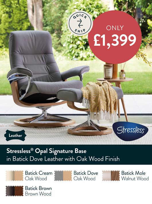 Stressless Opal Classic Base in Batick Dove
