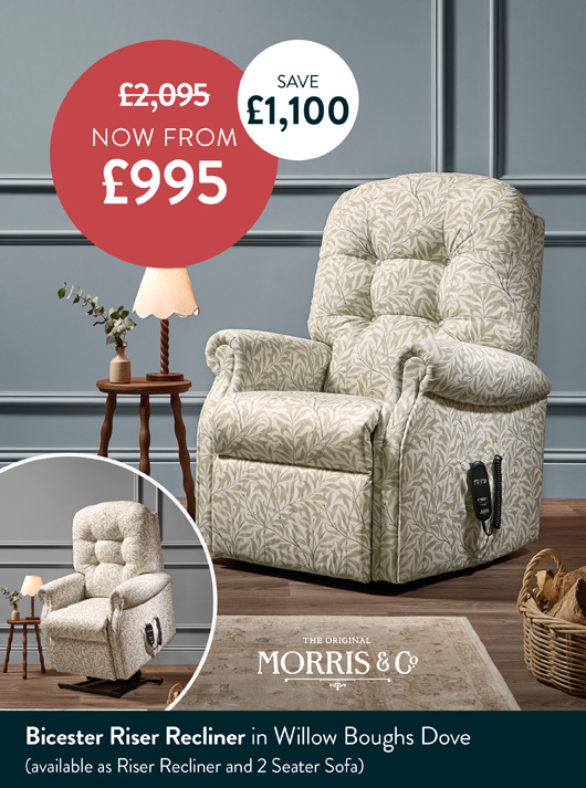 Bicester Riser Recliner In Willow Boughs Dove